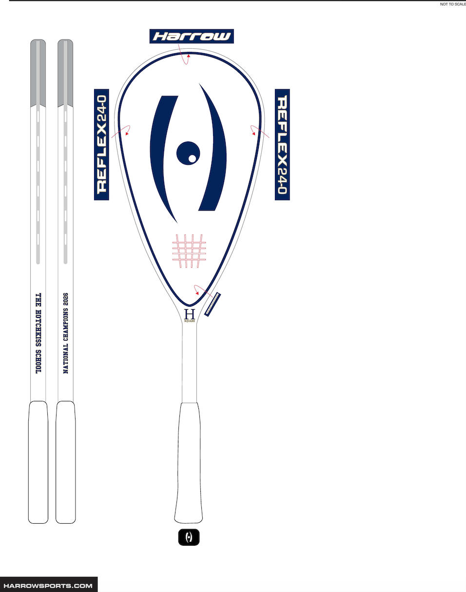 Hotchkiss Custom Racquet - Harrow Reflex 120